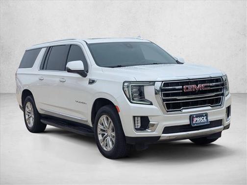 White Frost Tricoat 2022 GMC Yukon XL SLT