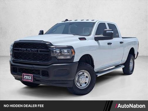 Bright White Clearcoat 2024 RAM 2500 Tradesman Crew Cab 4x4 6'4 Box