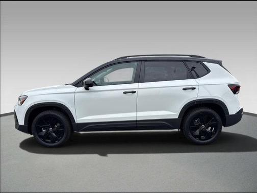Pure White 2026 Volkswagen Taos SE Black