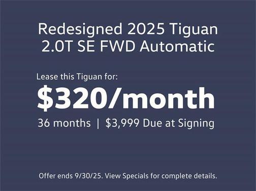 2025 Volkswagen Tiguan 2.0T SE