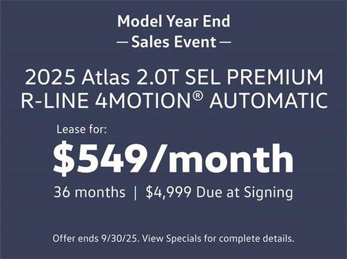 2025 Volkswagen Atlas 2.0T SEL Premium R-Line 4MOTION