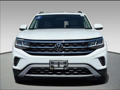 Pure White 2022 Volkswagen Atlas 3.6L SE w/Technology