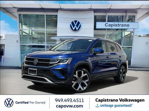 Blue Metallic 2022 Volkswagen Taos 1.5T SEL