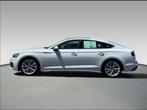 Glacier White Metallic 2023 Audi A5 Sportback Premium Plus