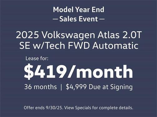 2025 Volkswagen Atlas 2.0T SE w/Technology