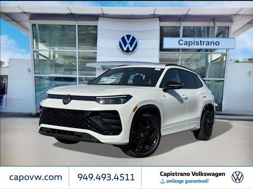 opal white pearl 2026 Volkswagen Tiguan 2.0T SE R-Line Black