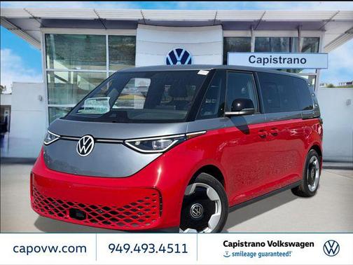 Cherry Red 2025 Volkswagen ID. Buzz Pro S