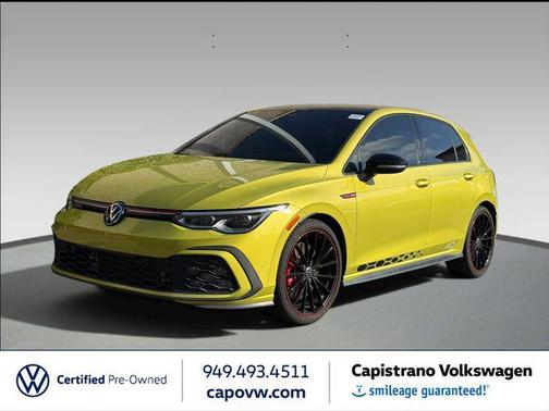 Polemo Yellow w/Black Roof 2023 Volkswagen Golf GTI 2.0T S DSG
