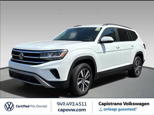 Pure White 2023 Volkswagen Atlas 2.0T SE