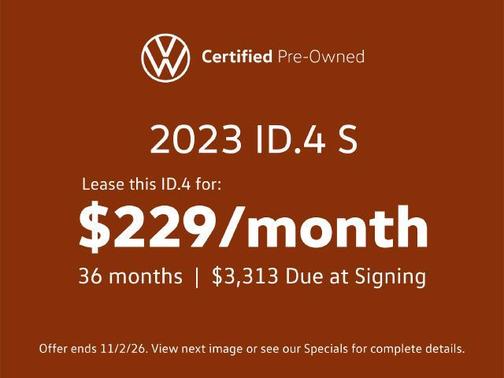Deep Black 2023 Volkswagen ID.4 S