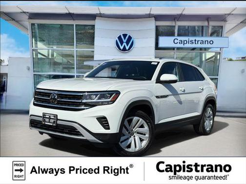 Pure White 2023 Volkswagen Atlas Cross Sport 3.6L V6 SE w/Technology