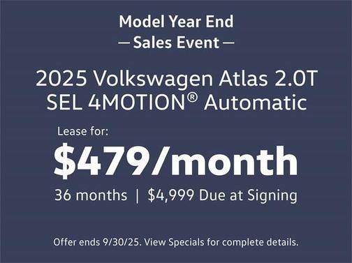 2025 Volkswagen Atlas 2.0T SEL