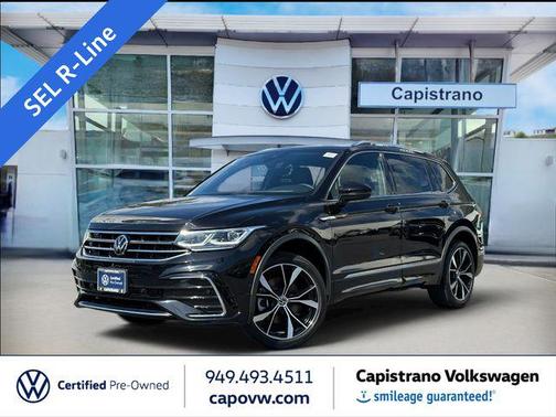 Deep Black 2022 Volkswagen Tiguan 2.0T SEL R-Line 4MOTION