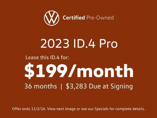 Deep Black 2023 Volkswagen ID.4 Pro