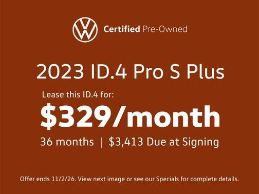 Deep Black Pearl 2023 Volkswagen ID.4 Pro S Plus