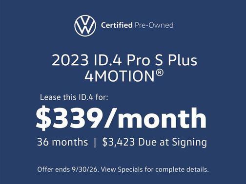 Deep Black Pearl 2023 Volkswagen ID.4 Pro S Plus