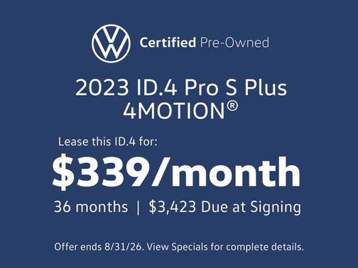 Deep Black Pearl 2023 Volkswagen ID.4 Pro S Plus