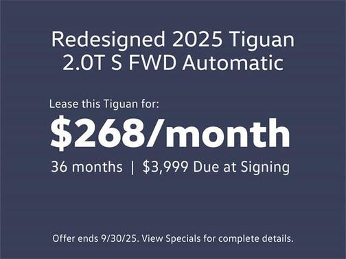 2025 Volkswagen Tiguan 2.0T S