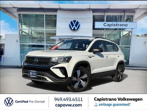Pure White 2024 Volkswagen Taos 1.5T S