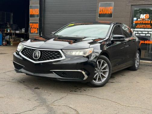 Black 2019 Acura TLX Technology