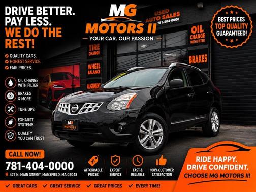 Black 2015 Nissan Rogue Select S