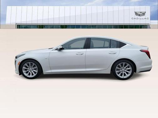 Crystal White 2024 Cadillac CT5 Luxury RWD
