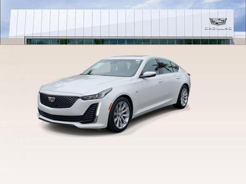 Crystal White 2024 Cadillac CT5 Luxury RWD