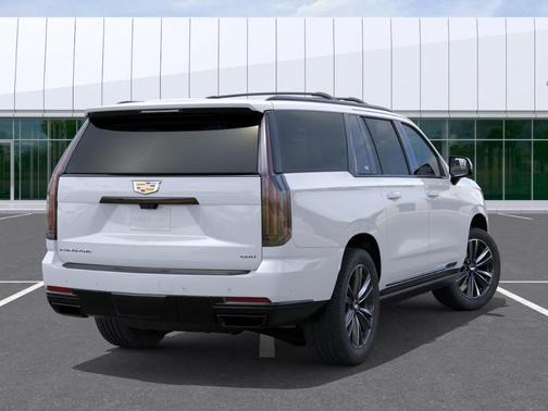 Vibrant White 2026 Cadillac Escalade ESV Sport