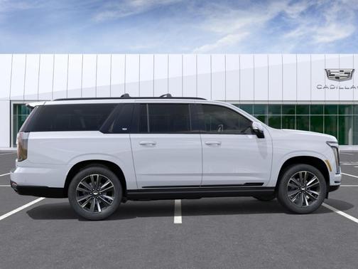Vibrant White 2026 Cadillac Escalade ESV Sport