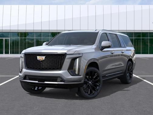 Silver Metallic 2026 Cadillac Escalade ESV Platinum Sport