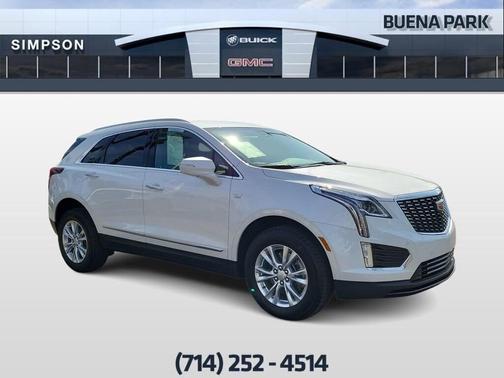Crystal White 2025 Cadillac XT5 Luxury