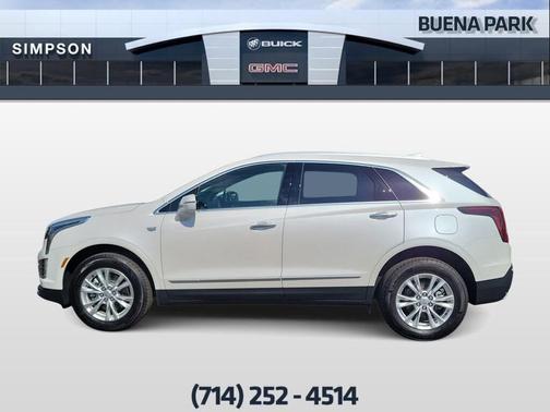 Crystal White 2025 Cadillac XT5 Luxury