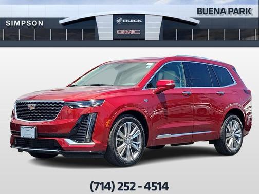 Radiant Red 2024 Cadillac XT6 Premium Luxury FWD