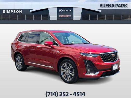 Radiant Red 2024 Cadillac XT6 Premium Luxury FWD