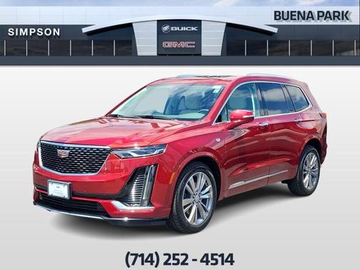 Radiant Red 2024 Cadillac XT6 Premium Luxury FWD