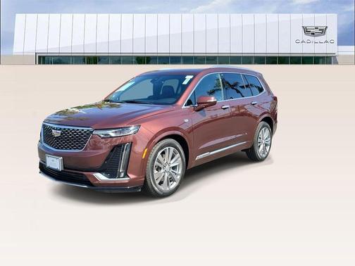 Rosewood Metallic 2023 Cadillac XT6 Premium Luxury FWD
