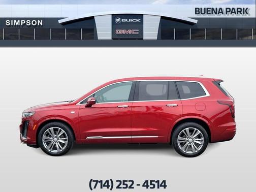Radiant Red 2024 Cadillac XT6 Premium Luxury FWD