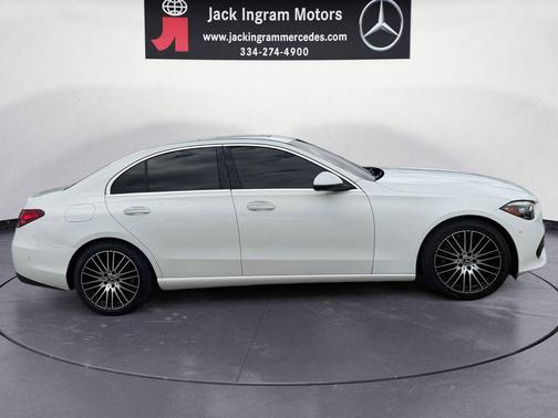 White 2022 Mercedes-Benz C-Class Sedan
