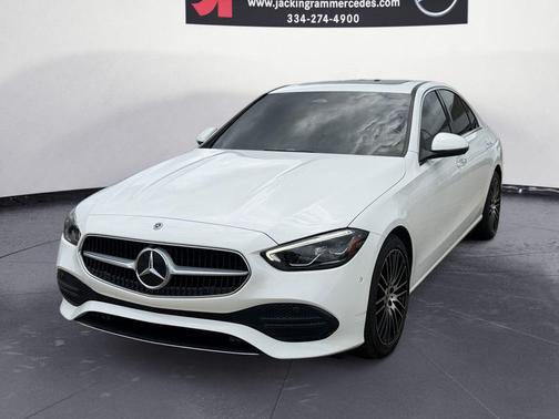 White 2022 Mercedes-Benz C-Class Sedan