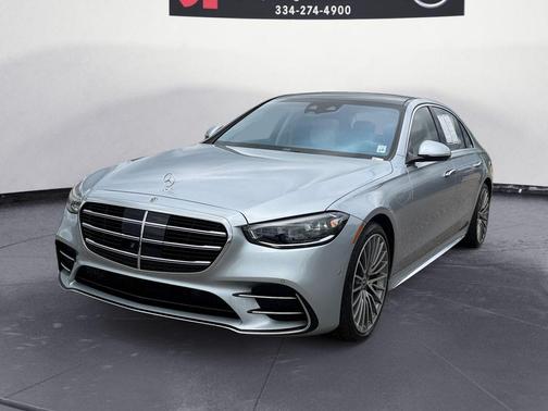 Silver 2023 Mercedes-Benz S-Class 4MATIC