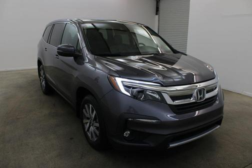Gray 2021 Honda Pilot 2WD EX-L