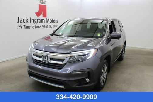 Gray 2021 Honda Pilot 2WD EX-L