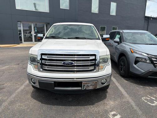 White Platinum Clearcoat Metallic 2013 Ford F-150 Lariat