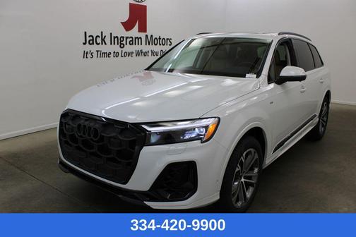 White 2026 Audi Q7 55 Premium