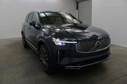 Denim Blue Metallic 2026 Volvo XC90 Plus, B6 AWD Gas (mild hybrid), Gasoline, Bright, 7 Seats