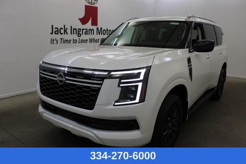 Aspen White Tricoat 2026 Nissan Armada SV