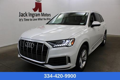 Carrara White 2023 Audi Q7 45 Premium Plus