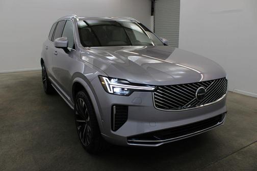 Aurora Silver 2026 Volvo XC90 Plus, B6 AWD Gas (mild hybrid), Gasoline, Bright, 7 Seats