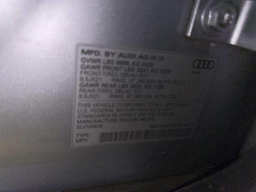 2018 Audi Q7 3.0T Prestige