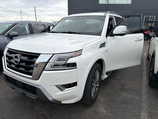 Aspen White 2022 Nissan Armada SL 2WD